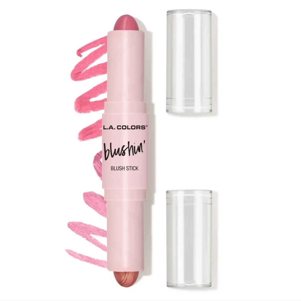 LA Girl Blushin' Blush Stick Shade CCS590 Petunia New Sealed Duo Tube 8.5g